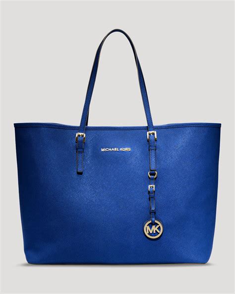 michael kors shopper jetset blau|Michael Kors jet bag.